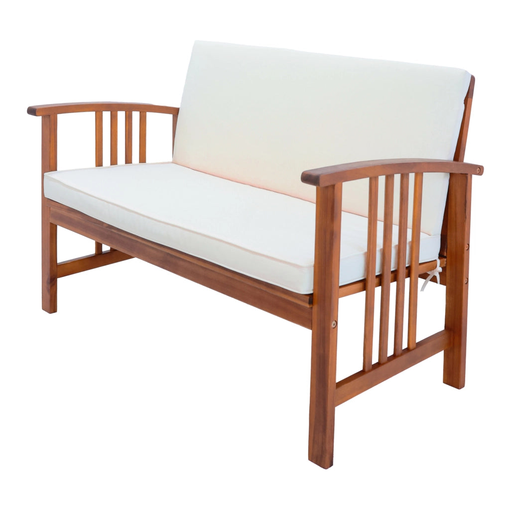 Set Salottino per Esterno Brissogne in Legno di Acacia Certificato FSC® [en.casa]