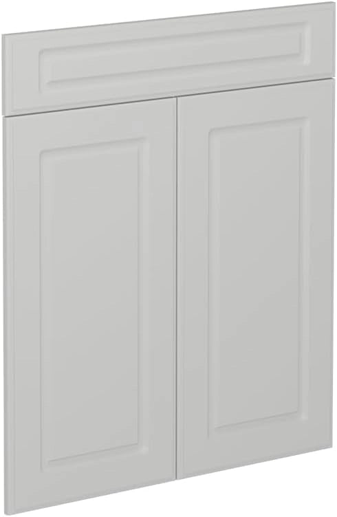 Frontale cucina R-Line, Bianco casa di campagna, 79.2 x 71.3 cm frontale del mobile per mobile sottolavello, adatto per armadi da cucina R-Line per un montaggio semplice