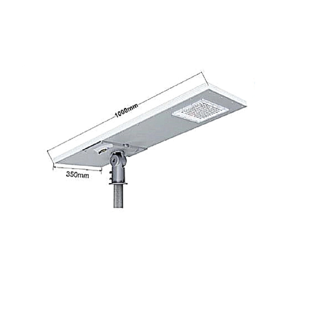 Trade Shop - Lampione Faro Led 500w Stradale Crepuscolare Con Pannello Solare Ip65 Sl-500w-lp -