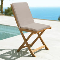 Cuscino Real Medio 95x44x4 cm in Poliestere Tortora