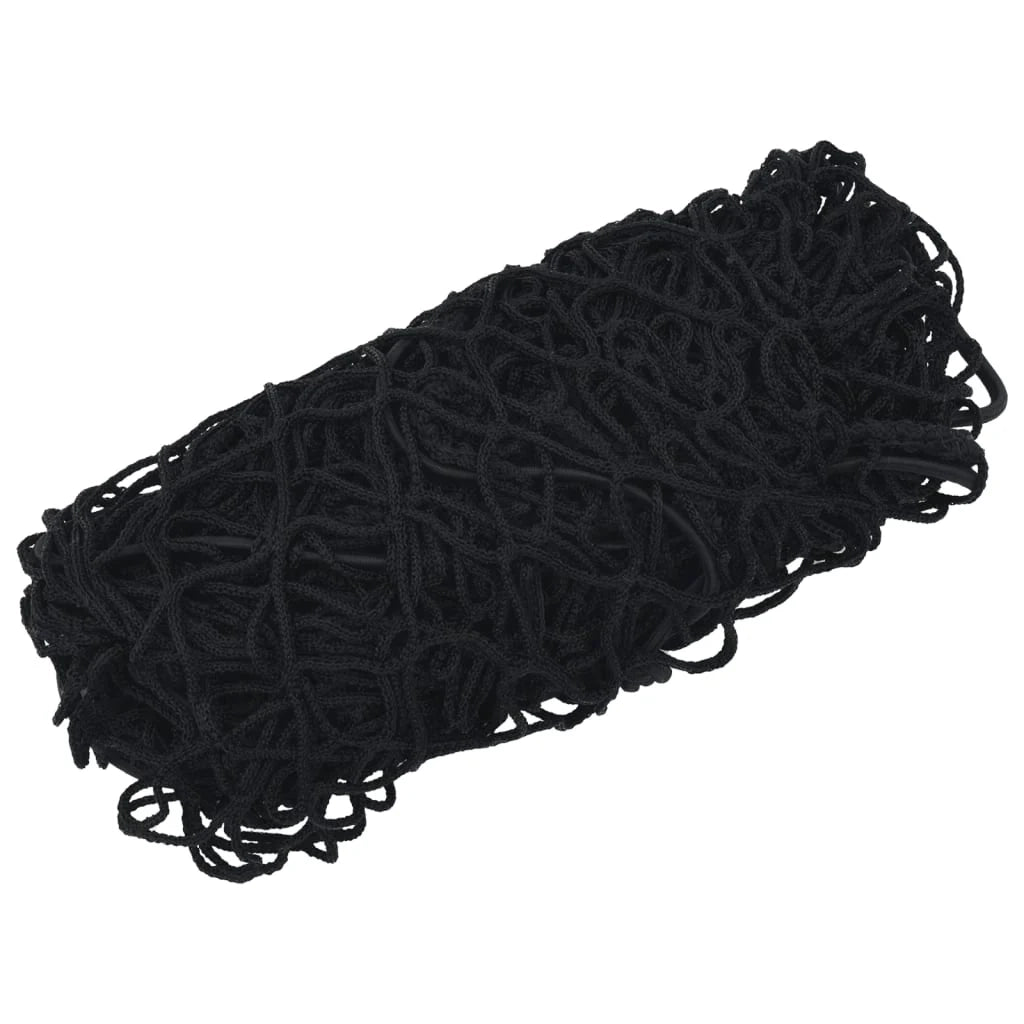 Rete per rimorchio telo di fissaggio del carico portapacchi con corda elastica 4,5 x 2,5 m PP nero 02_0042222