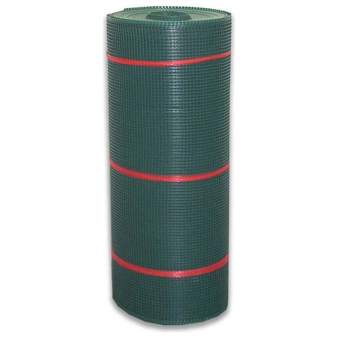 Tenax 62335507 Quadra 10 Rete Protettiva in Plastica HDPE Maglia 10x10 mm 0.80x50 m Stabilizzata UV colore Verde