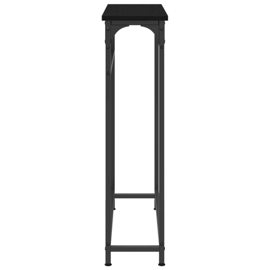 Tavolo consolle Rovere Nero 75 x 19,5 x 75 cm 863505