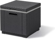 Tavolo Esterno per Congelatore e Bicchieri - Tavolo Esterno Supplementare per Esterno 

Modello: Ice Cube 
Codice prodotto: 123456 
Dimensioni: 60 x 40 x 40 cm 
Materiali: Acciaio inox e plastica 
Capacità del congelatore: 24 l 
Peso massimo: 20 kg