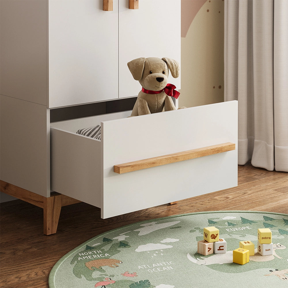 Vitalispa Set per cameretta Bianco/quercia Set di 4