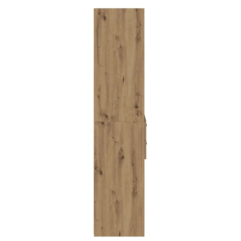 Credenza con Cassetto-Buffet-Armadio da cucina Rovere artigianale 50 x 42,5 x 185 cm
