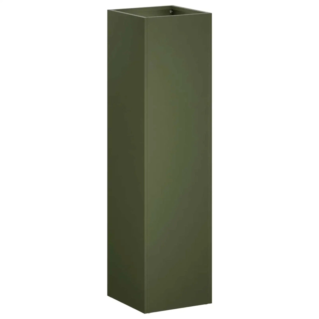 Vaso da giardino Verde Oliva 20 x 20 x 75 cm 8005322