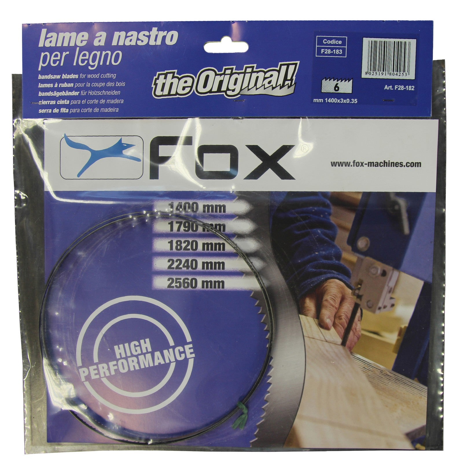 nastro ricambio mm.3 x fox f28-182 cod:ferx.8810