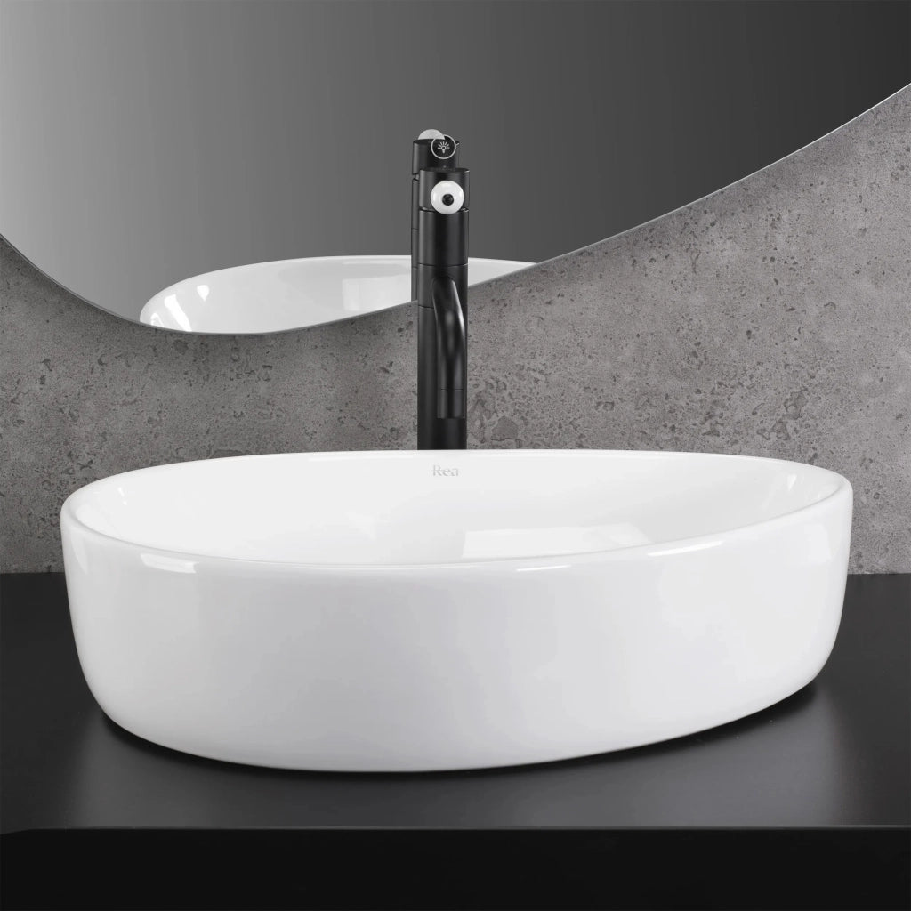 Lavabo Da Appoggio Rea Vanila