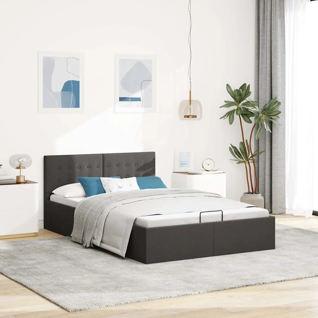 Giroletto Idraulico Contenitore Grigio Scuro Tessuto 140x200cm