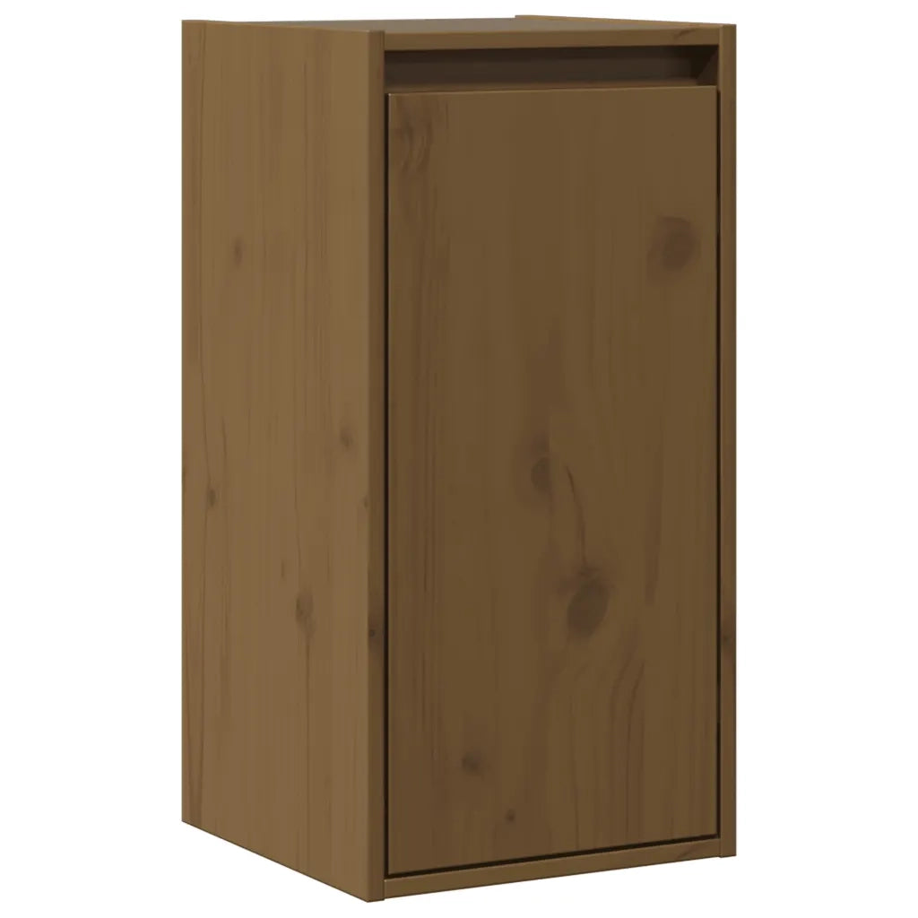 Pensile Marrone ambra 30x30x60 cm in Legno Massello di Pino 813491