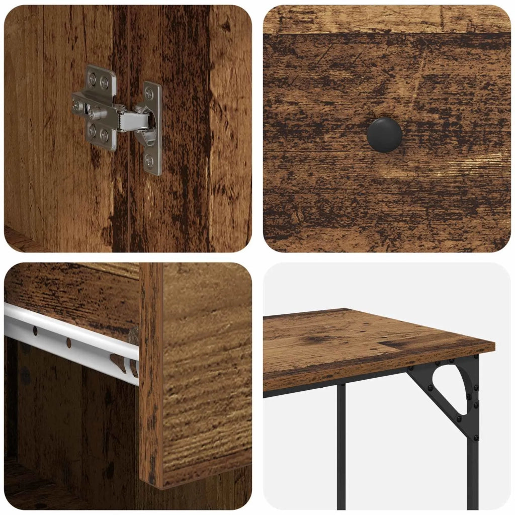 Scrivania per computer Legno vecchio 131 x 48 x 75 cm