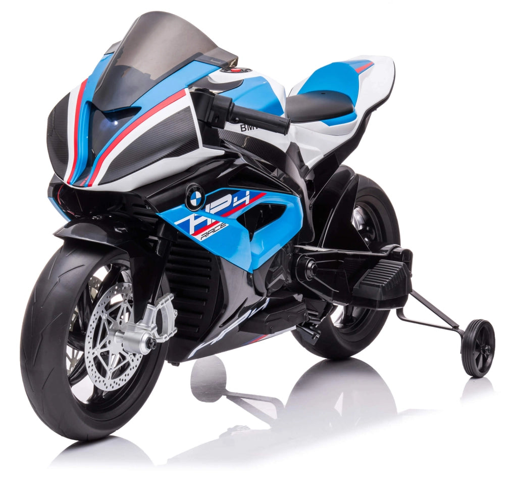 Moto Elettrica per Bambini 12V con Licenza BMW HP4 Race Blu