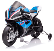 Moto Elettrica per Bambini 12V con Licenza BMW HP4 Race Blu
