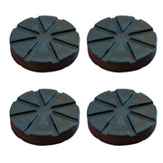 4 Pezzi Tamponi a Cuffia in Gomma Tondo per Ponti Sollevatori Diametro 123mm Spessore 22mm