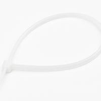 FASCETTA A STRAPPO PER CABLAGGIO mm 4,8 x 200 pz 100 - bianco  - MADE IN ITALY