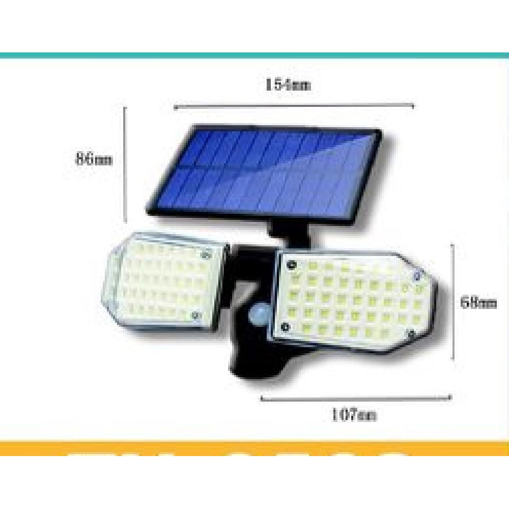 Trade Shop - Applique Ad Induzione Solare 10w Ip67 Con Sensore Movimento Luce Led Tx-9503 -