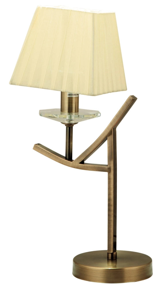 Lampada da tavolo Candellux Valencia ottone E14 45cm