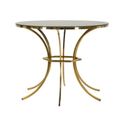 Tavolo VKH877, Oro, Vetro, 100x100x80 cm
