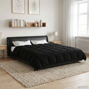 Duvet Estivo Trapuntato Nero 200 x 220 cm Microfibra 42025937