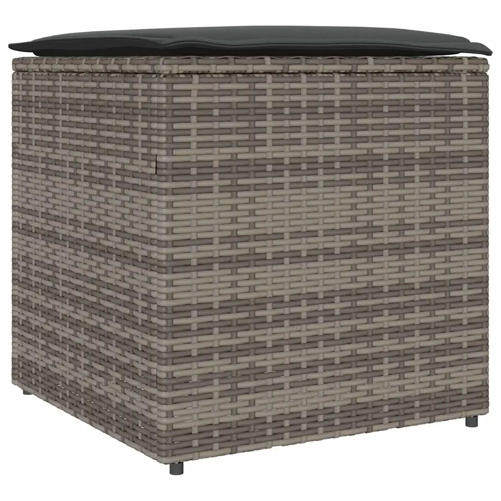Scatola per Cuscini Grigio 50 x 50 x 50 cm polyrattan CFW8284451