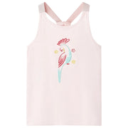 Canotta da Bambina Rosa Tenue 128