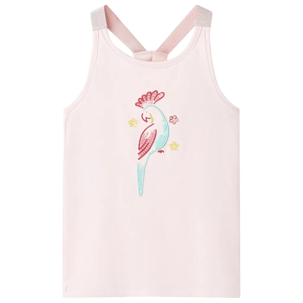 Canotta da Bambina Rosa Tenue 128