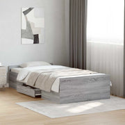 Telaio del letto con storage Sonoma grigio 80 x 200 cm 3429505