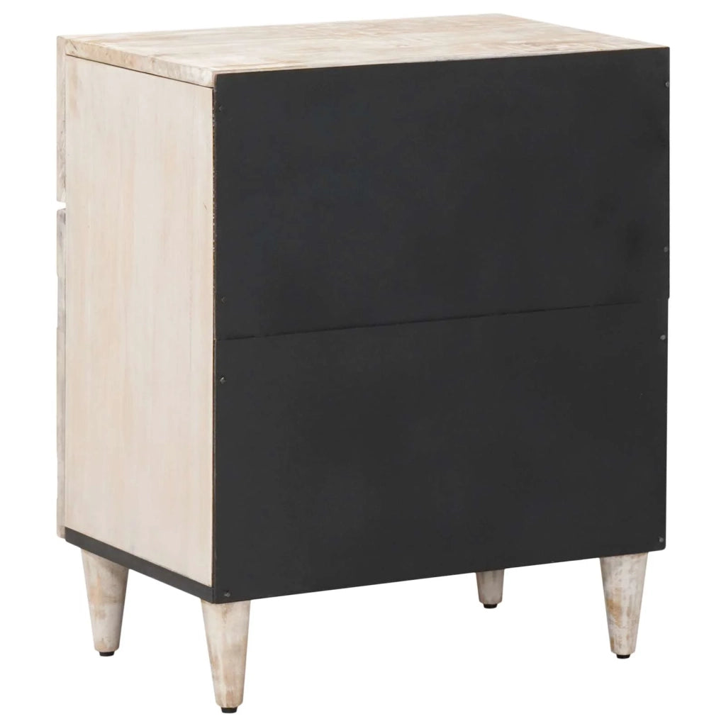 Mobiletto da Letto con cassetto Bianco 50 x 33 x 60 cm 4018379
