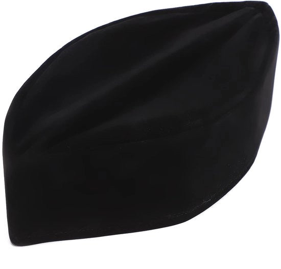 Copricapo in Tela di Velluto Giallo - Moda Uomo - Copricapo per Preghiera - Decorazione di Abbigliamento - Esperienza di Portabilità Comoda - Adatto per Ambiti Pubblici