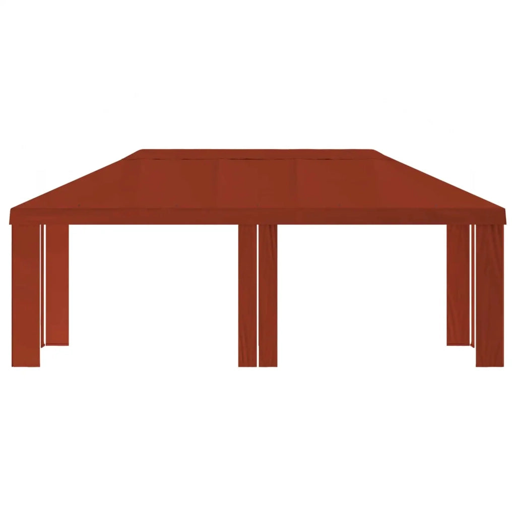 Copertura per Gazebo 6 x 3 m Terracotta Poliestere 190 900426