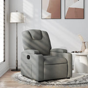 Divano Sedia-Poltrona reclinabile in tessuto grigio scuro 160182