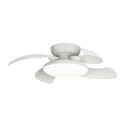 Ventilatore a Soffitto GORO LED 45W con Pale Richiudibili CCT 2700-5000K IP20 - Telecomando e Funzione Invernale Incluso - Rossini Group