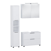 Vicco Set di mobili da bagno Bianco 3 parti
