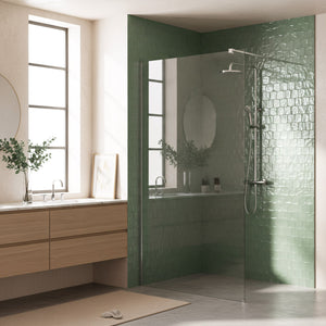 Parete Doccia Rea Flexi Transparent / Chrome 110