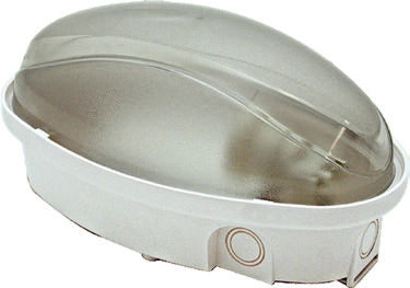 Fanton PLAFONIERA PANDA MINI LED 12W BIANCA ovale Ø cm.21,5x12,5x11 h