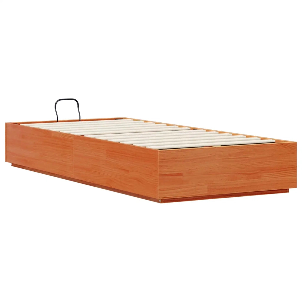 Letto ottomano Marrone Cera 75 x 190 cm Legno di pino massiccio 3418725