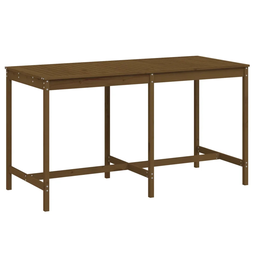 Tavolo da Giardino | Tavolino da esterno Ambra 203,5x90x110cm Legno Massello di Pino