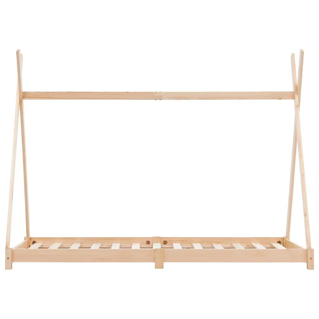 Giroletto per Bambini in Legno Massello di Pino 70x140 cm 283355