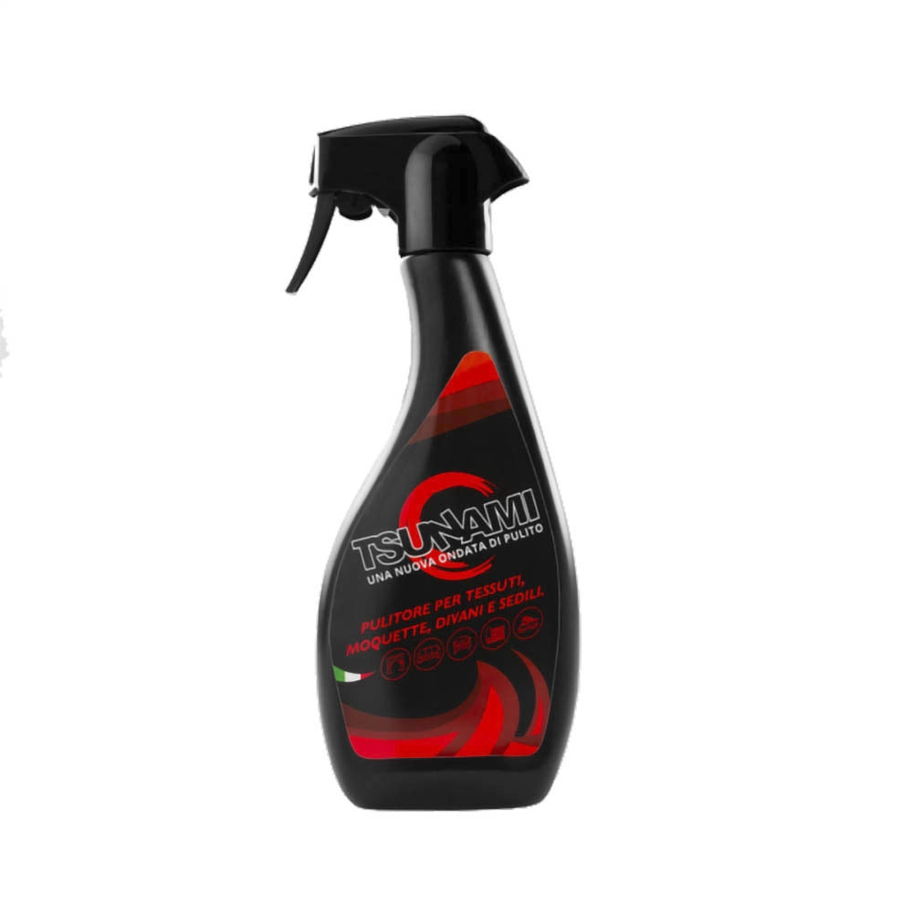 Pulitore detergente tessuti divani tappeti sedili Tsunami spray 500 ml.  casa ufficio negozio
