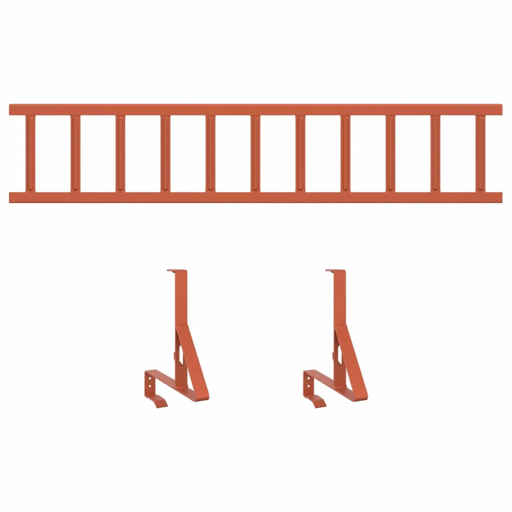 Guardia per neve sul tetto Rosso 100 x 29,5 x 34,5 cm Acciaio 42028460