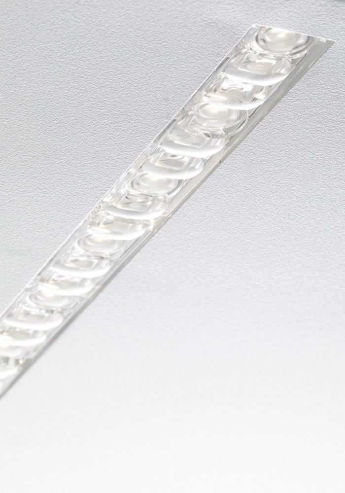 Pannello LED OPTIKA 26W 4000K CRI90 UGR19 - Struttura in Acciaio Bianco, Ottiche PMMA ad Alta Efficienza, Installazione Modulare - Rossini Group