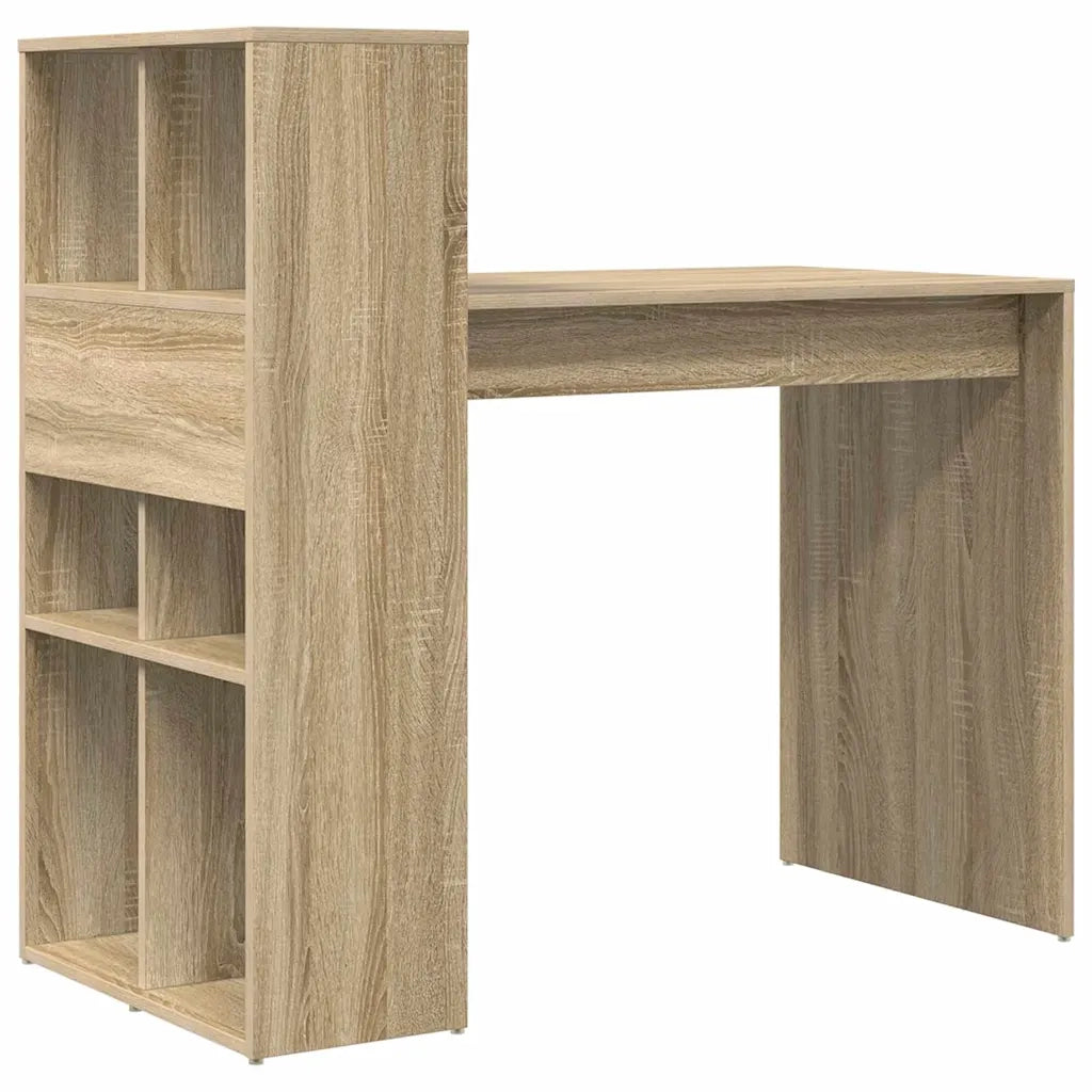 Scrivania | Tavolo da Ufficio Rovere Sonoma 108 x 55 x 103.5 cm Legno multistrato