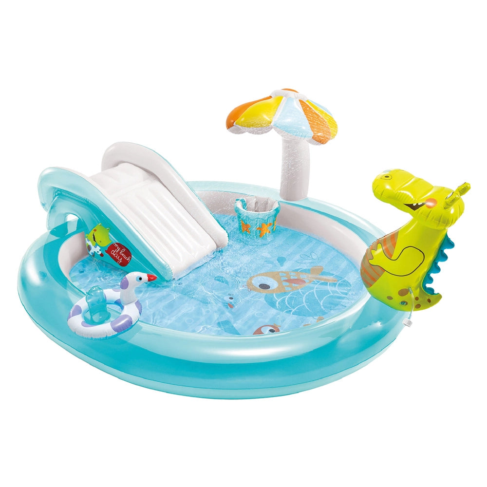 PISCINA GONFIABILE 'ALLIGATORE' cm. 201 x 170 x 84  - INTEX