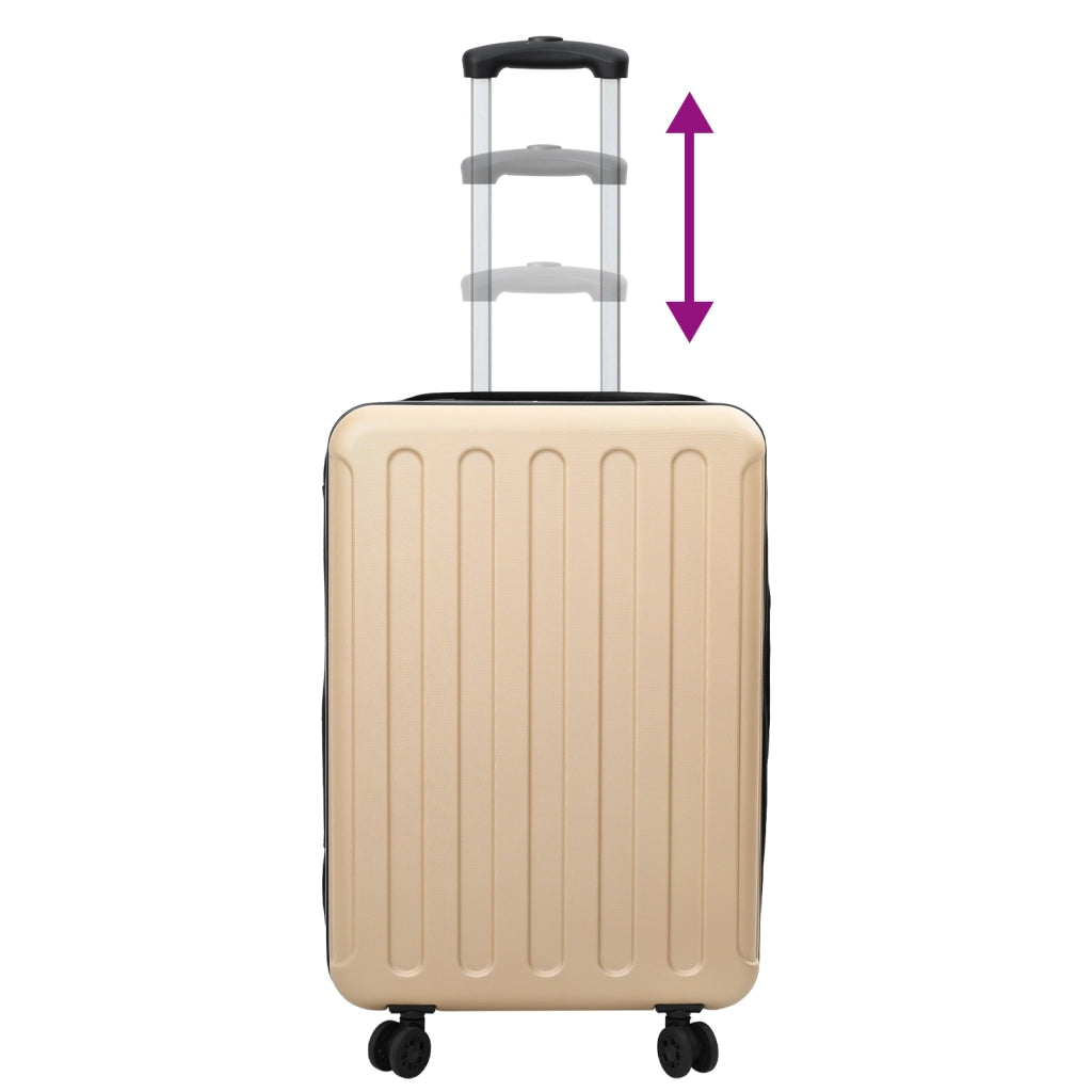 Valigia Pieghevole Hard Shell 24" Champagne 43x27x66 cm ABS