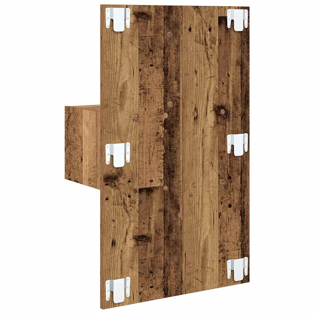 Armadio da Notte 2 pcs Legno vecchio 50 x 32,5 x 80cm 880477