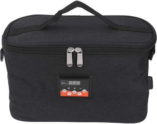 Autowarmertas 8L - Tela di riscaldamento in silicone - Compatta e trasportabile - Maniglia - Riscaldamento automatico fino a 60°C - Ideale per viaggi - Riscaldatore alimentare
