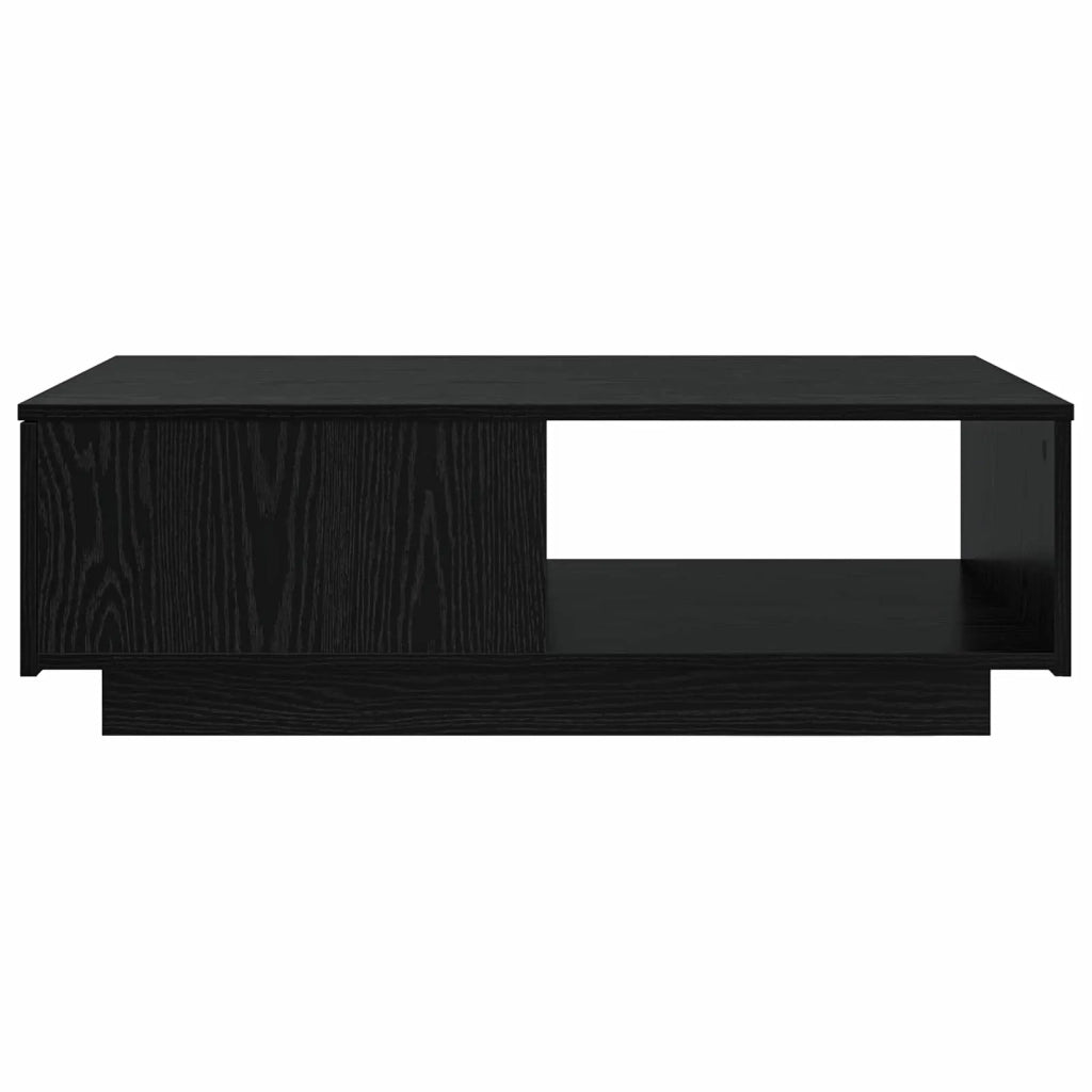 Tavolino da salotto con cassetto Rovere Nero 95 x 55 x 31 cm 8000181