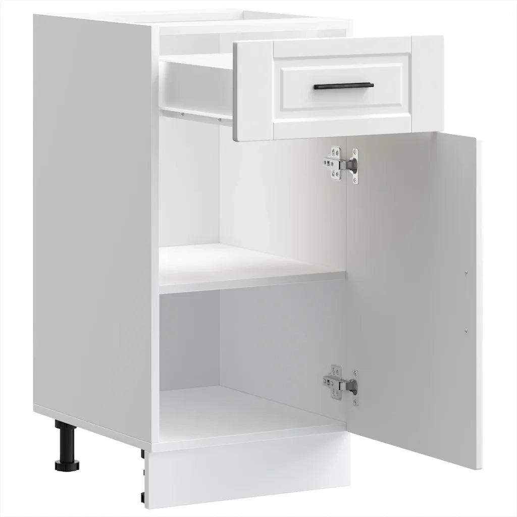 Base da Cucina-Mobile Base da Cucina Porto Bianco in Legno Multistrato 566044