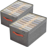 Set di organizzatore per armadi con 2 cassetti chiusi e ante scorrevoli - Sistema di conservazione dello spazio per intimo e abbigliamento